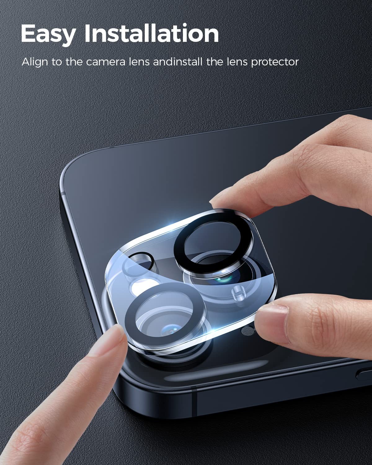 2 Pcs For iPhone 14 /14 Plus Camera Protector Tempered Glass Camera Lens Cover