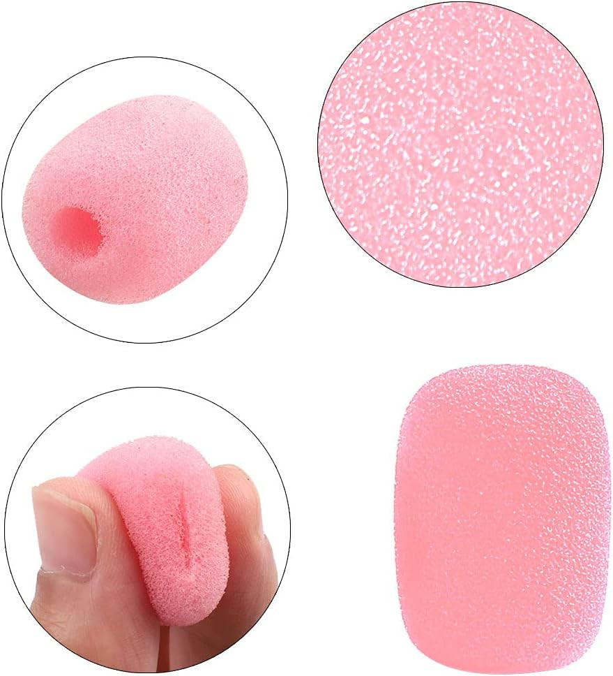 10 Pack Lapel Headset Microphone Windscreen,Christmas Stocking Stuffers Micropho