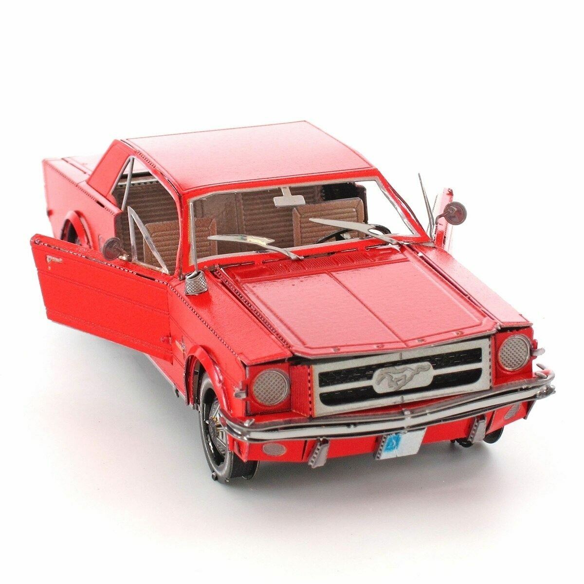 Metal Earth - 1965 Mustang Coupe 3D Model Kit in Red * We Ship FREE to the USA🧩