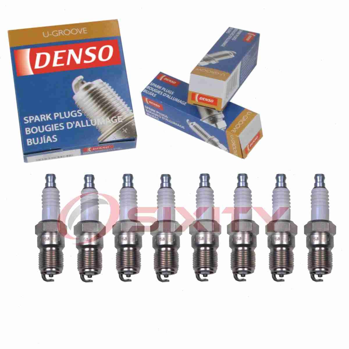 8 pc Denso Standard U-Groove Spark Plugs for 1996-2012 Ford Mustang 4.6L pp