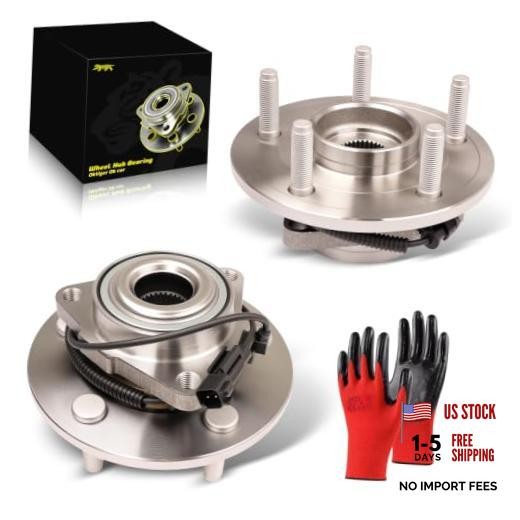 515151 Front Wheel Bearing Hub Assembly with ABS & 5-Lug Compatible with Ram