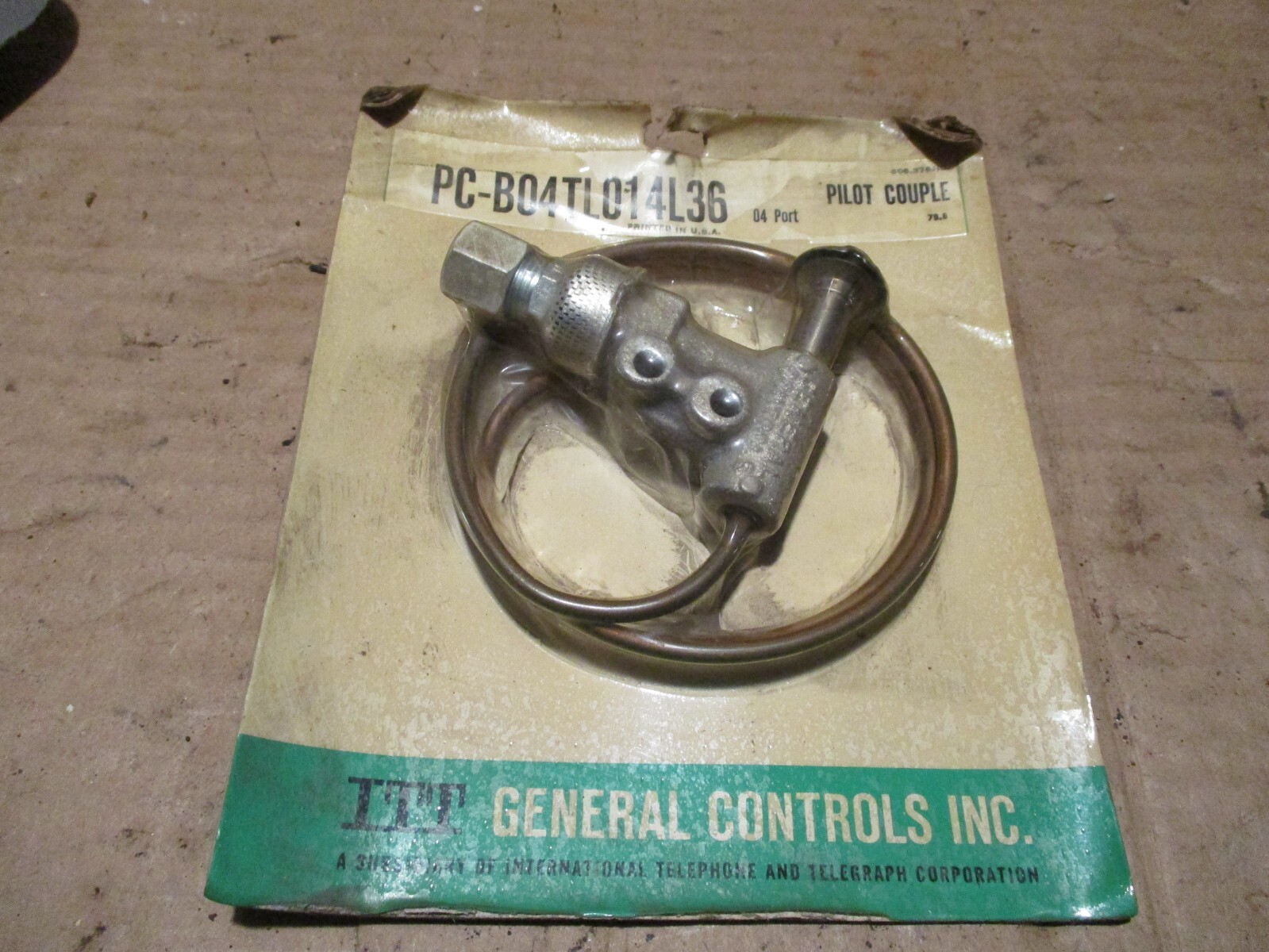 ITT General Controls 36” 4 Port Universal Pilot Couple PC-B50TL014L36