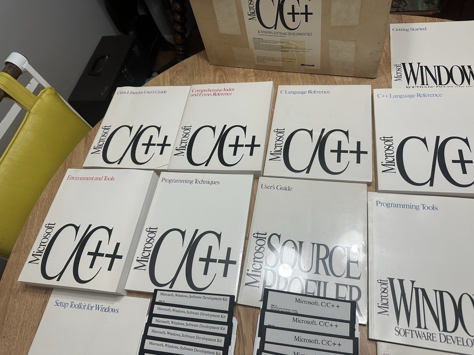 1992 Microsoft C/C++ Windows Software Development Kit Rare Set
