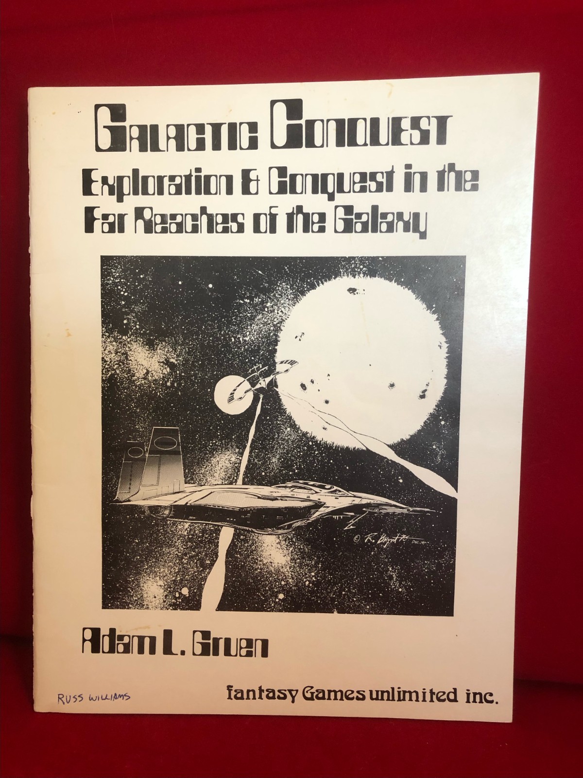 Vintage GALACTIC CONQUEST GAME by ADAM L. GRUEN FANTASY GAMES UNLIMITED 1976 A