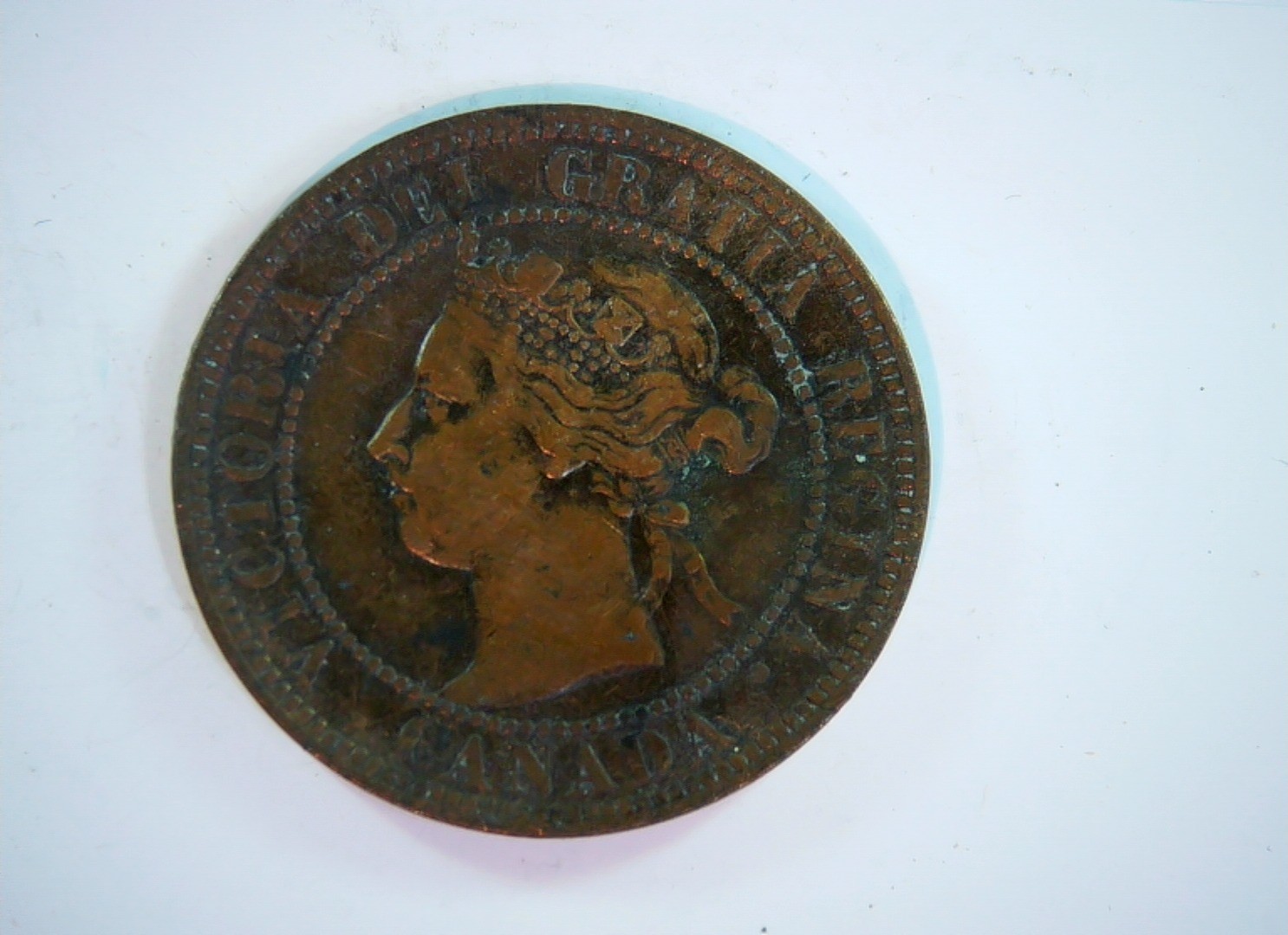 Canada 1900 1 Cent Victoria (Old Head) Large Cent Coin