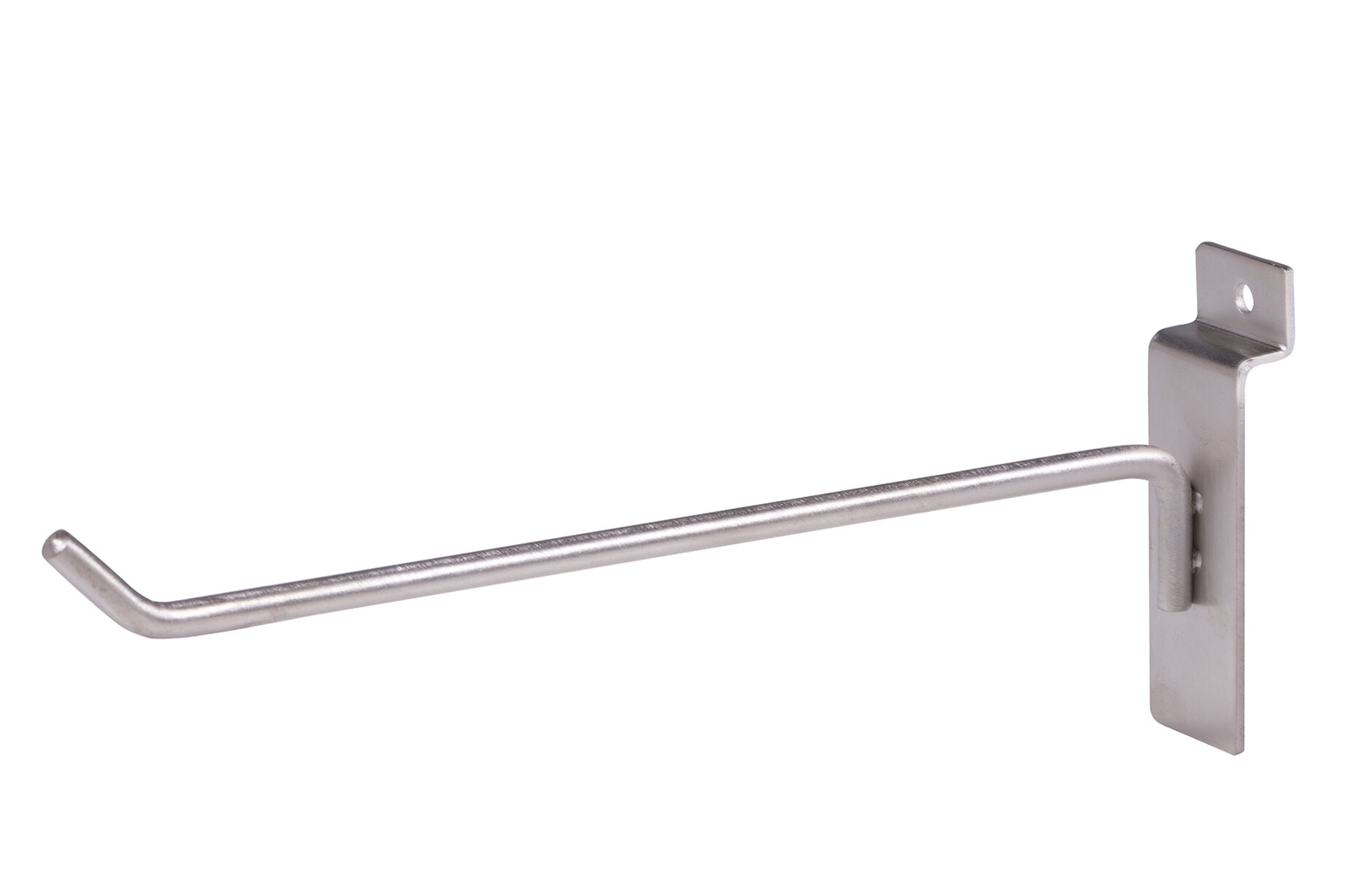 100pc  10"  Chrome Peg Hooks for Slatwall Panels  Shelf Hanger Pegboard Hooks