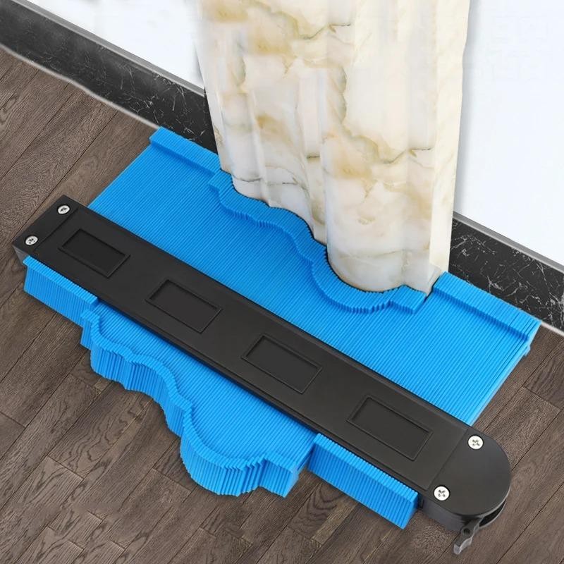 Profile Contour Gauge Ruler Line Copier Measuring Tool Woodworking Tile Cutting-