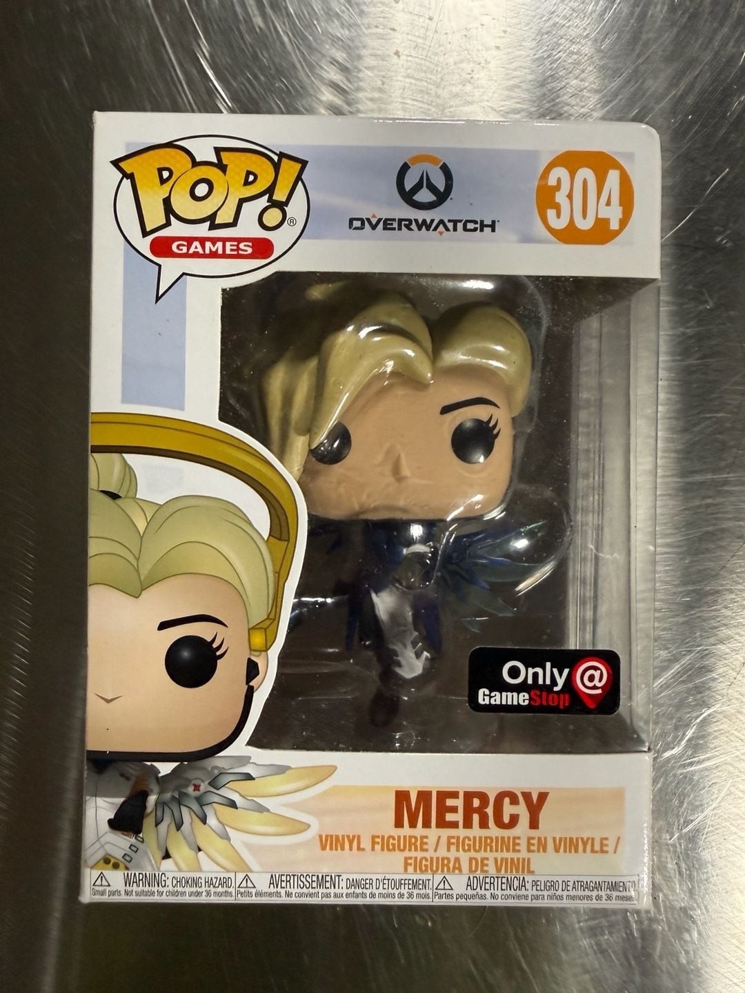 Funko Pop! Games Overwatch Mercy #304 GameStop Exclusive Vinyl Figure