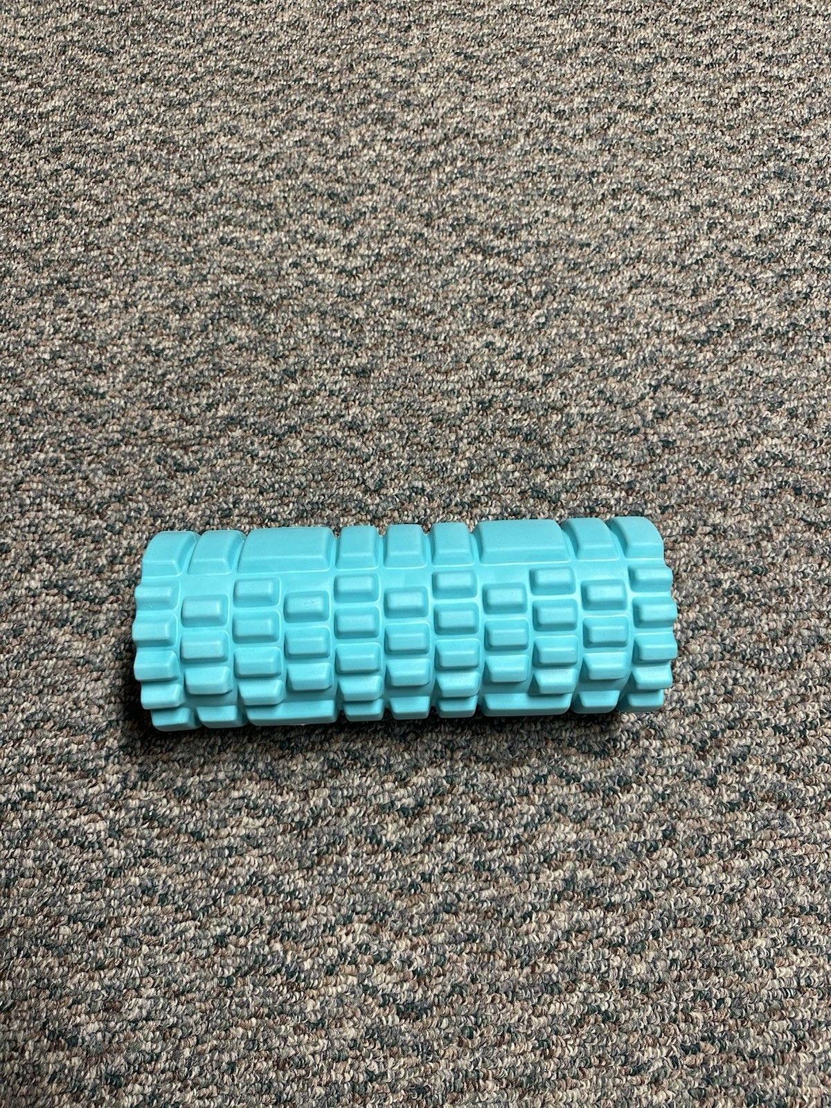 Foam Roller 12.5” Medium Density Muscle Massage Recovery Yoga Fitness Aqua Blue
