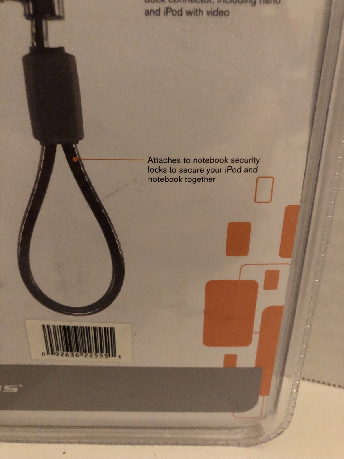 Targus Security Eyelet Cable Lock for Notebook & Ipod Factory Sealed