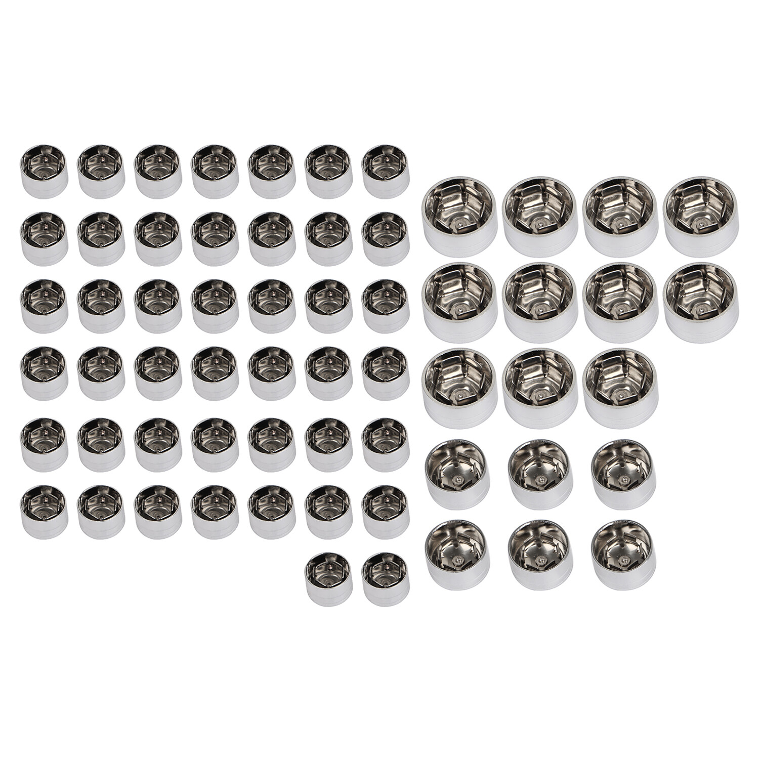61x Topper Engine Bolt Head Cap Covers For Harley Street Electra Glide Road King
