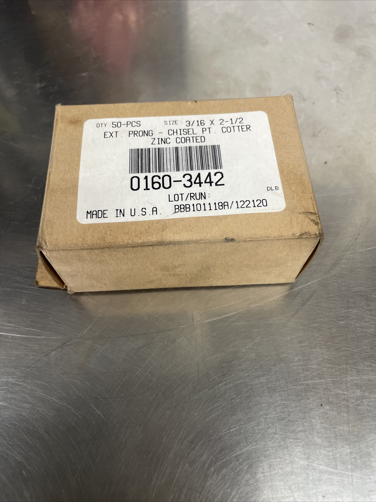 Midwest Fastener® 3/16" x 2-1/2" Spring Steel Cotter Pins QTY 50