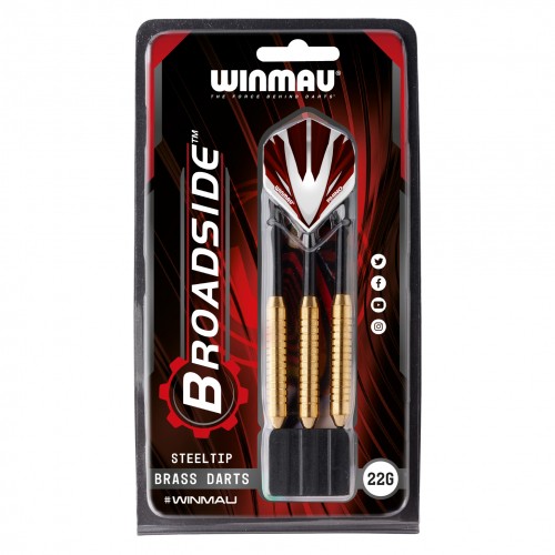 Steeldart Winmau Broadside Brass 1225 - 22G
