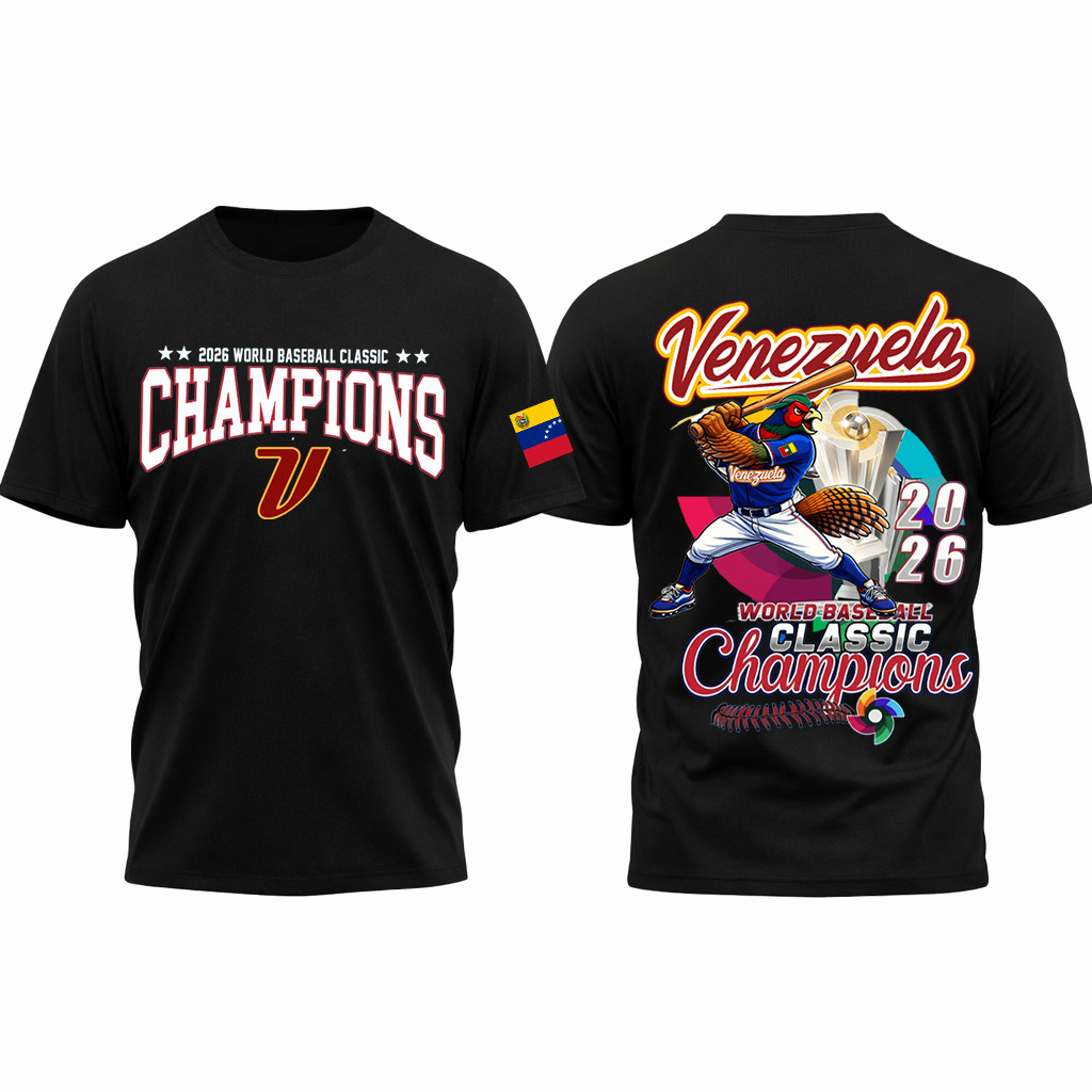 Venezuela 2026 World Baseball Classic Champions Shirt - All Over Print, S to 5XL