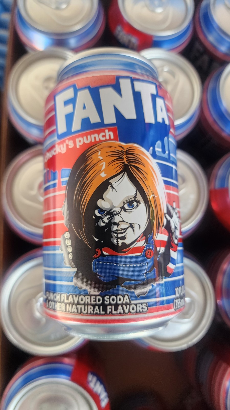 Fanta Chucky Punch Limited Edition Soda Can Halloween