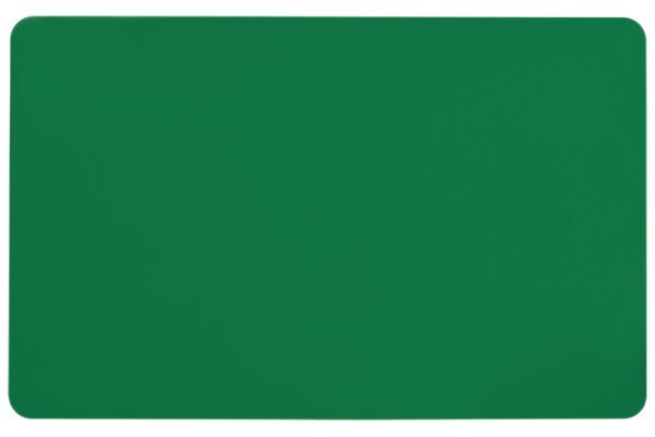 Green PVC ID Card (CR80/Credit Card Size, 2.13" x 3.38") Pack of 500