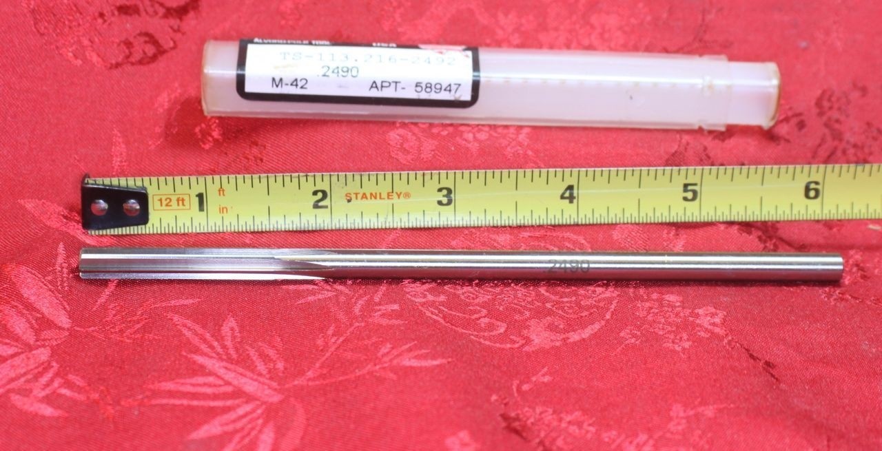 REAMER .2490 M42 AVORD- POLK TOOLS #58947