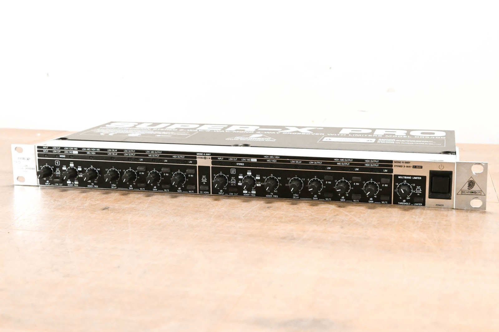 Behringer SUPER-X PRO CX3400 Multi-Channel Crossover With Limiters CG0131H