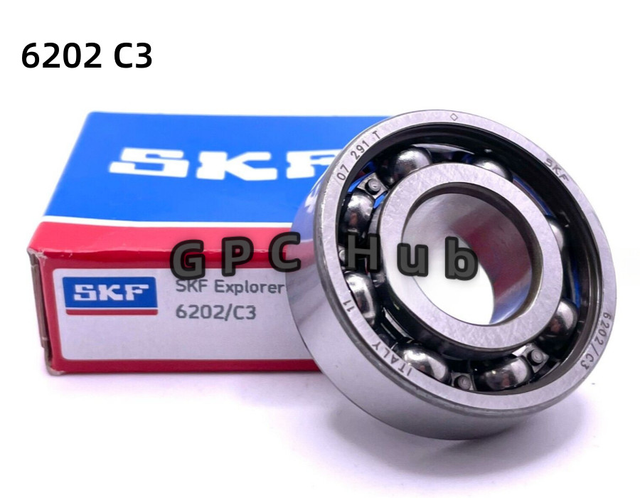 2pcs NEW SKF 6202 C3 DEEP GROOVE BALL BEARING 15x35x11 mm  Fast shipment