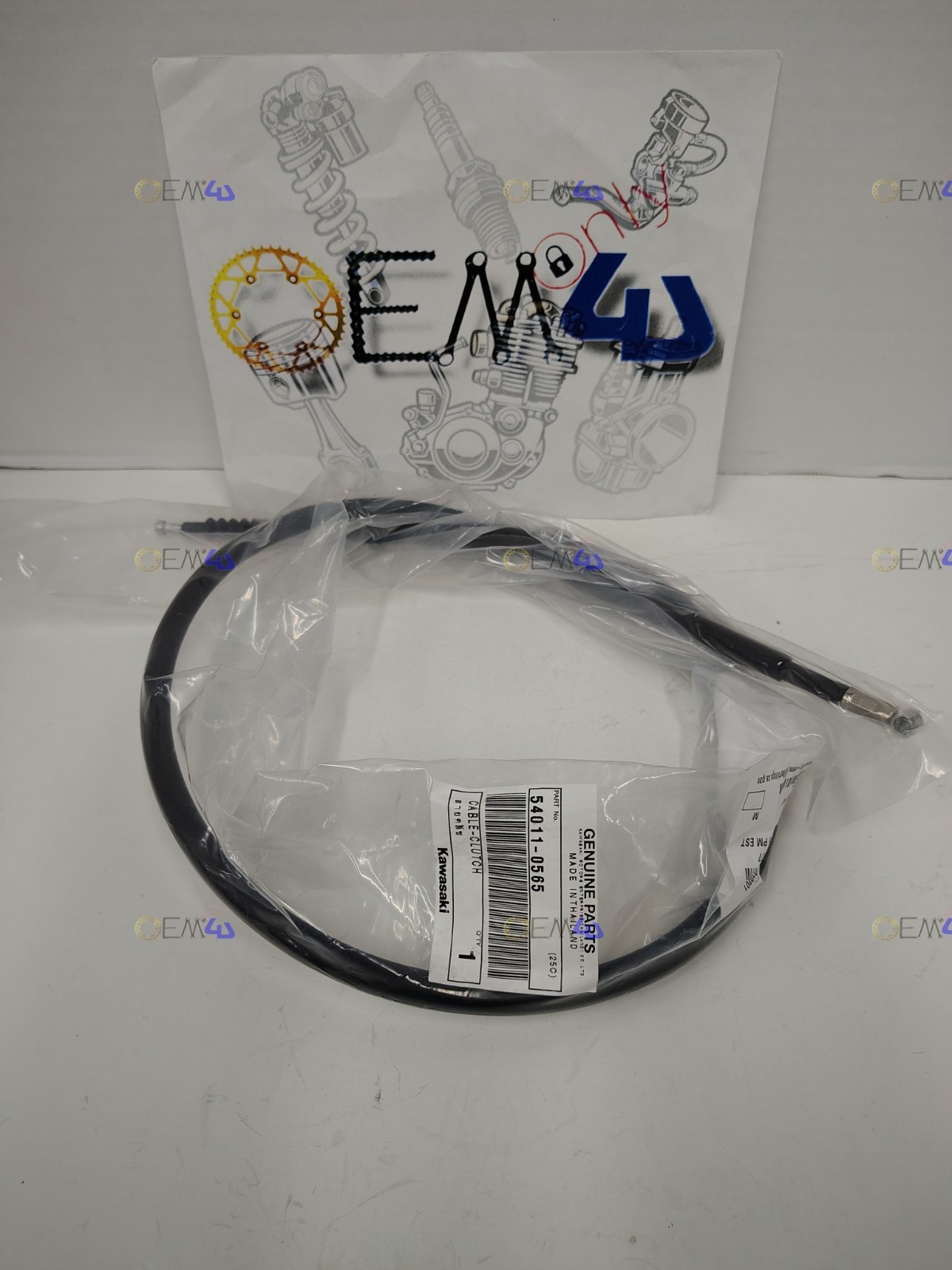 Kawasaki Genuine OEM Clutch Cable 2008 - 2017 Ninja 250R / 300 54011-0565
