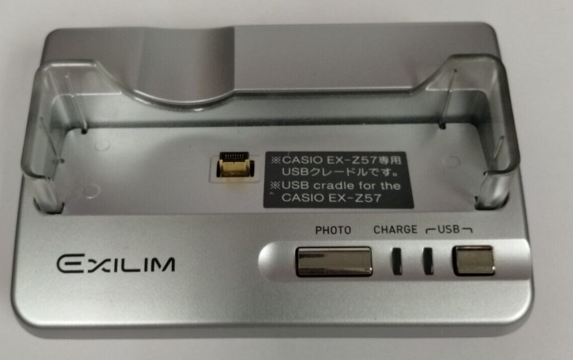 Casio USB Cradle CA-27 Digital Camera Charging Dock with Adaptor