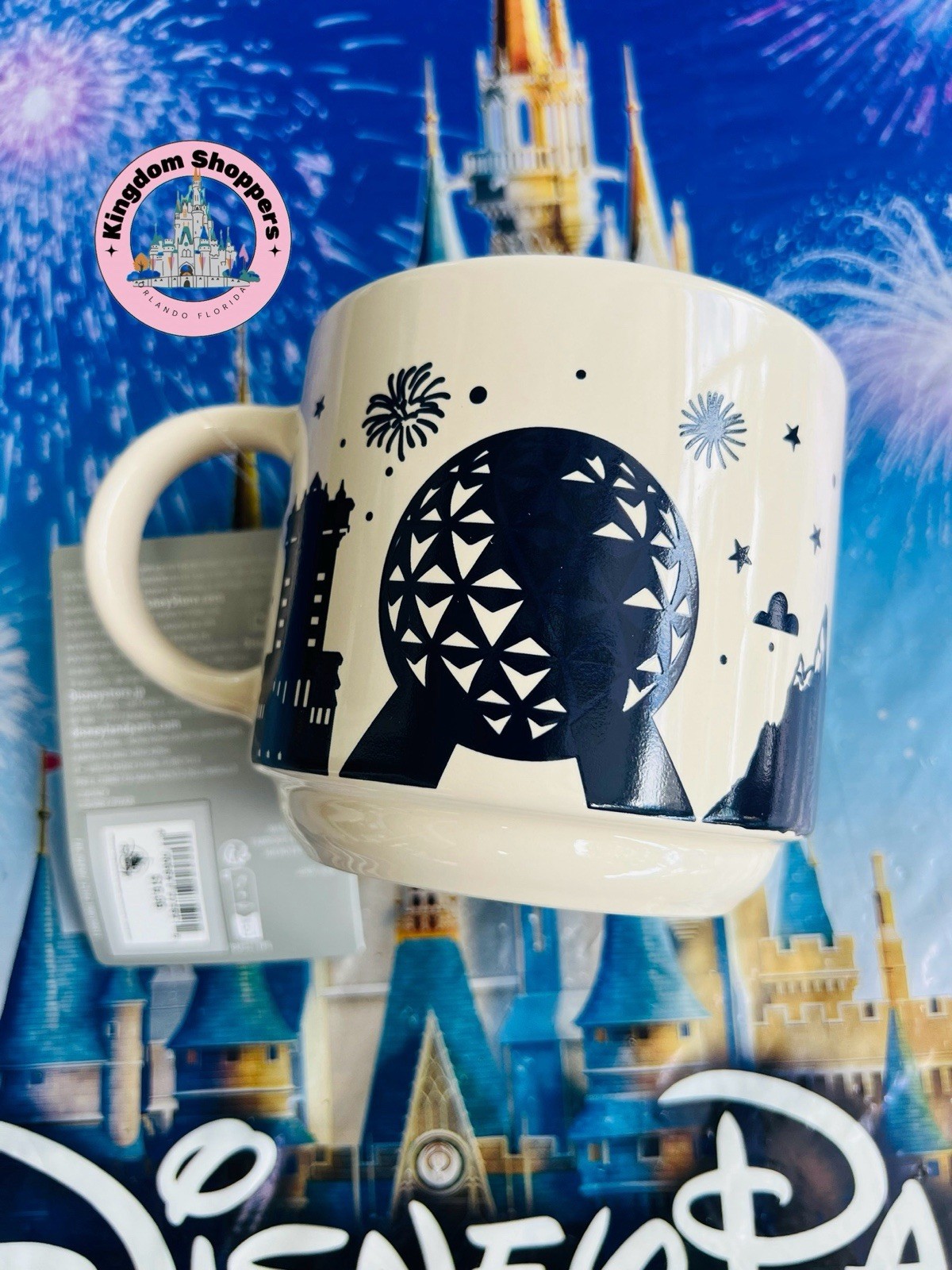 2025 Walt Disney World Park Icons Color Changing Mug Castle Spaceship Earth New
