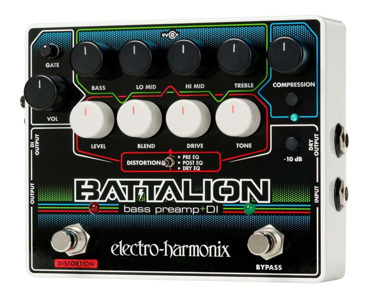 Electro-Harmonix Battalion Bass Preamp/DI Pedal