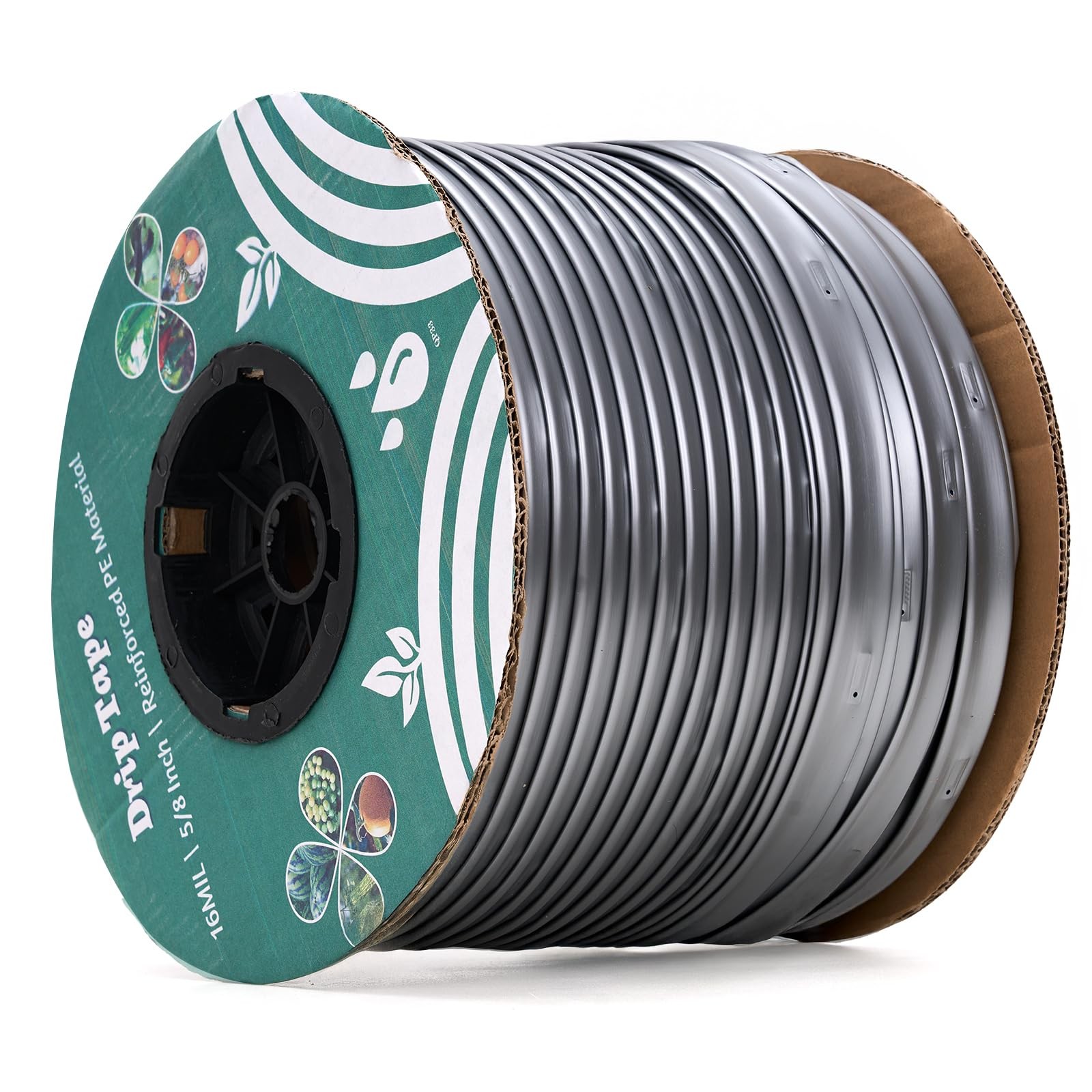 Darktank 1000Ft 5/8 Drip Tape Irrigation 16 Mil Heavy Duty 6 Emitter Spacing