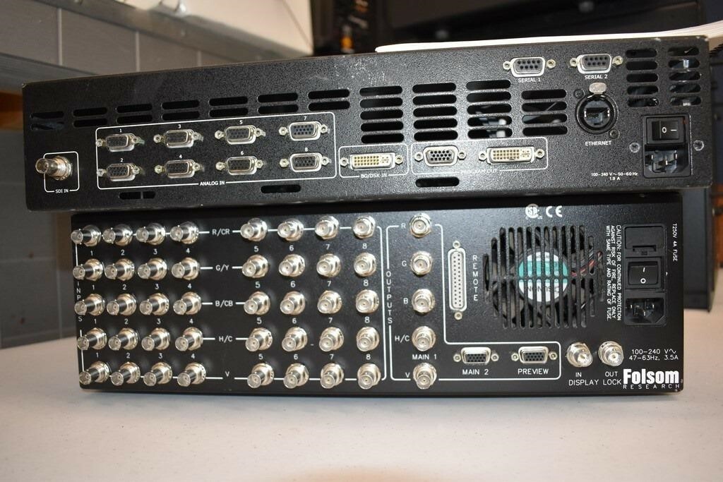 EUC Barco/Folsom Presentation Pro II SDI + SPR 2000 Screen Pro High Res Switcher