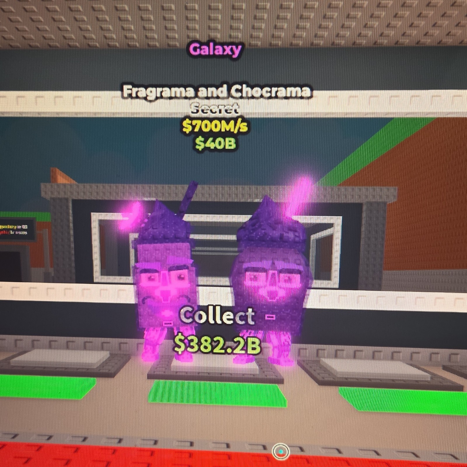 Fragrama and Chocrama Galaxy Secret Collectible $700M/s $40B Game Item