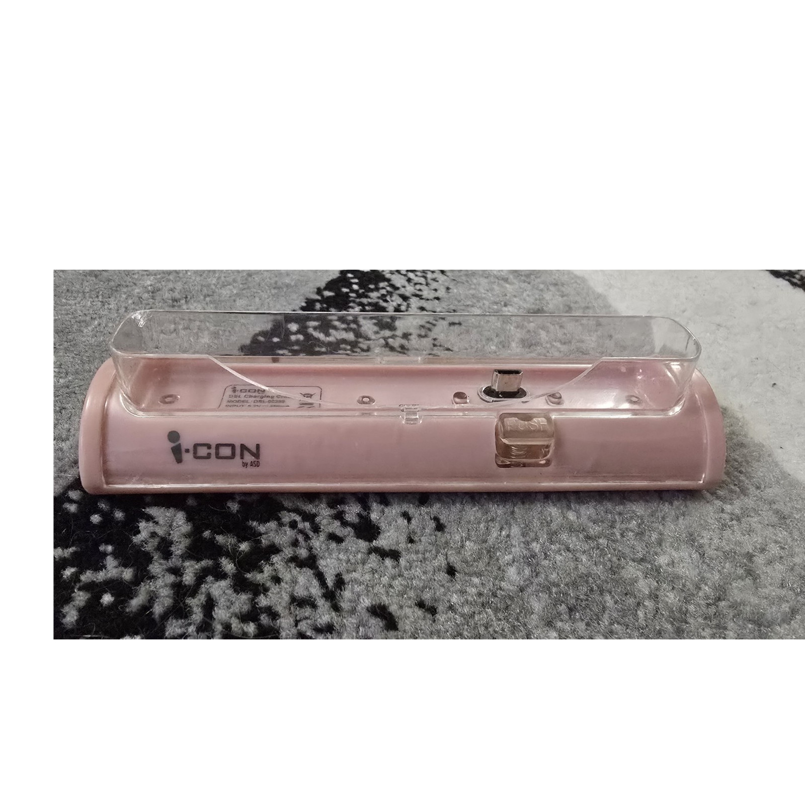 i-CON Pink Clear Charging Dock Wired for Nintendo DS Lite Console DSL-00859