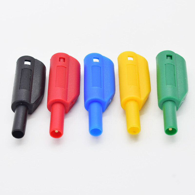 2mm Banana Plug Hard Plastic Full Seal Insulated Stackable 5 Colors Optional QTY