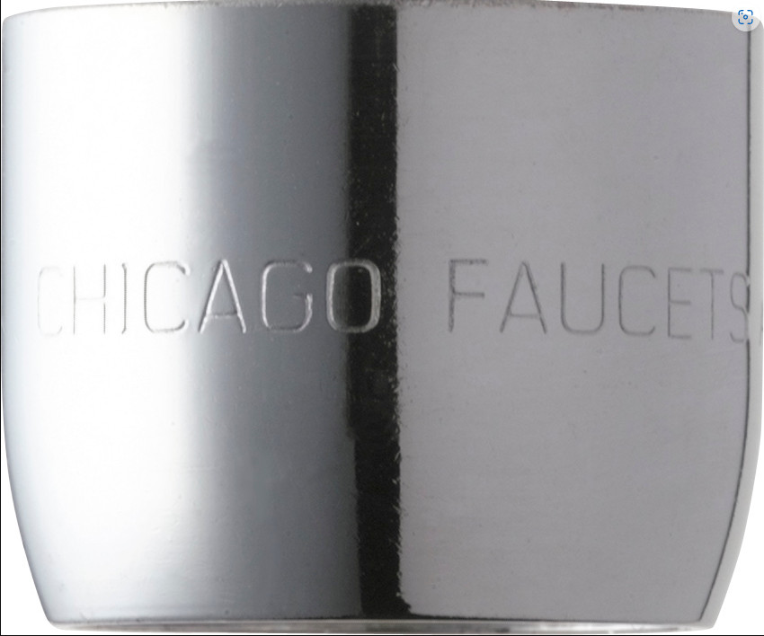 CHICAGO FAUCETS E3JKABCP FEMALE 2.2GPM SOFTFLO AERATOR