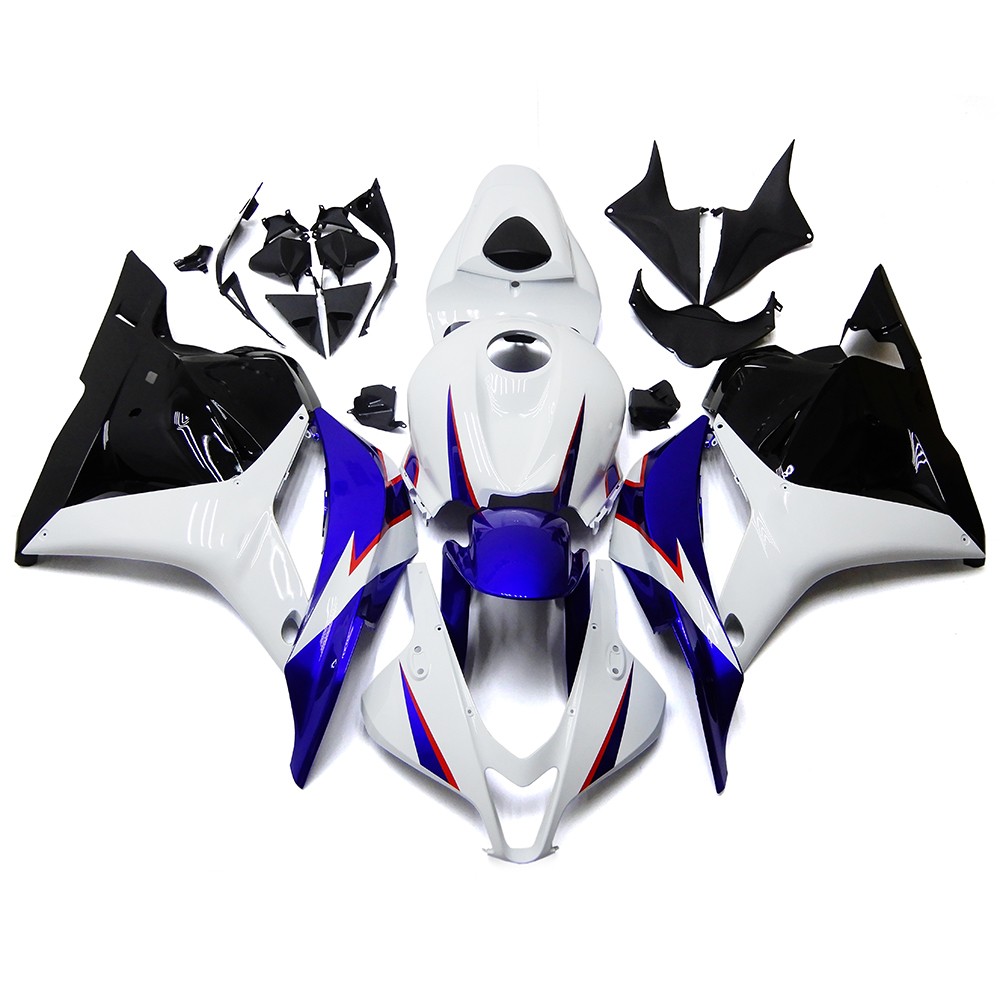 Injection Blue White Fairings Kit for Honda CBR600RR F5 2009-2012 ABS Bodywork