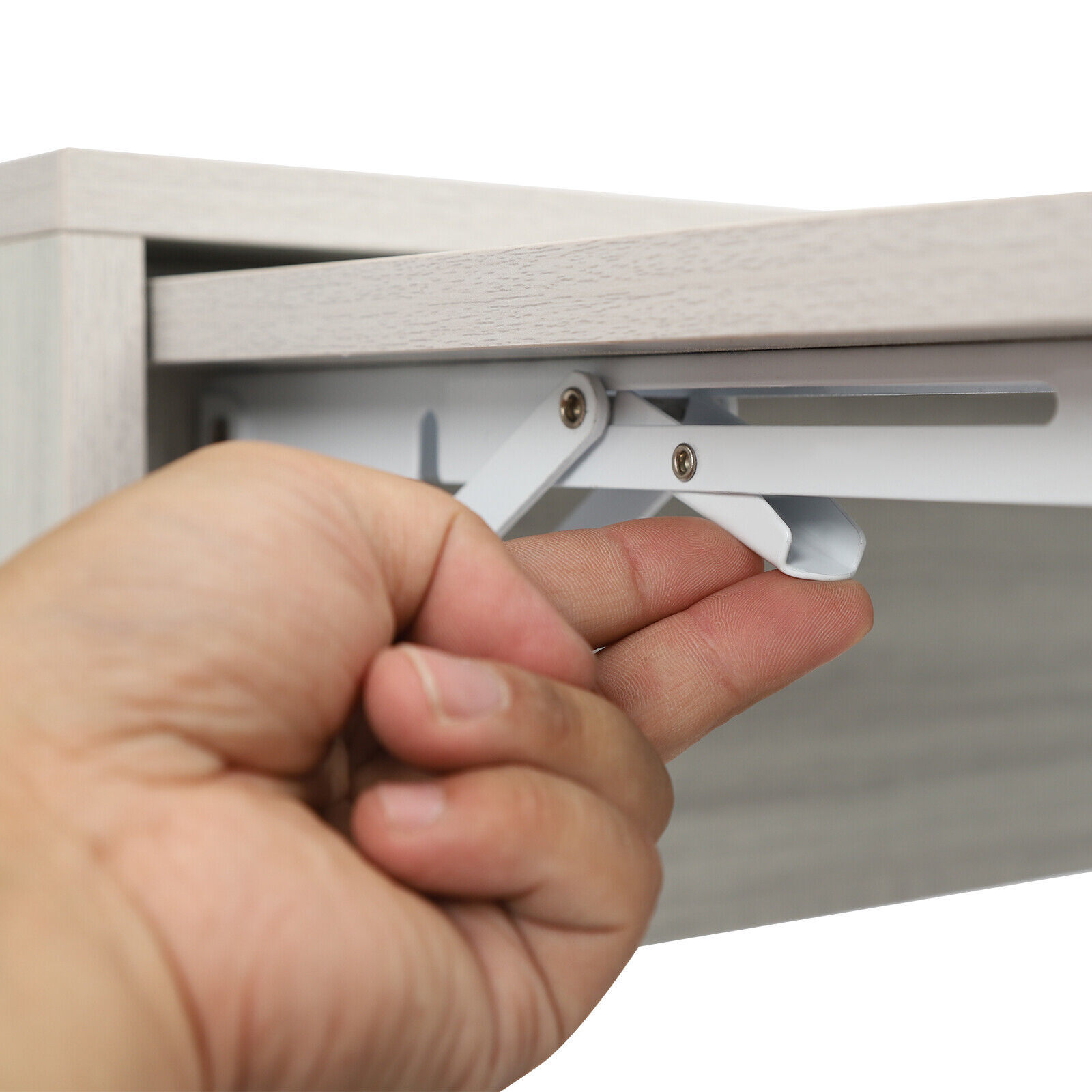 Folding Wall Table, Fold Down Table Wall Mounted, Round Corners Folding Table