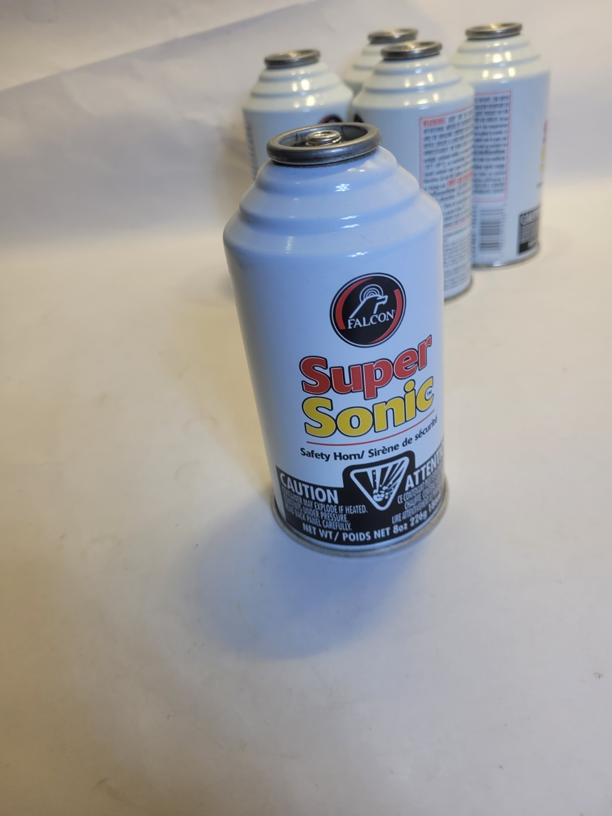 Falcons Super Sonic Safety Air Horn Charge Can Refill Govt Surplus Blaster noise