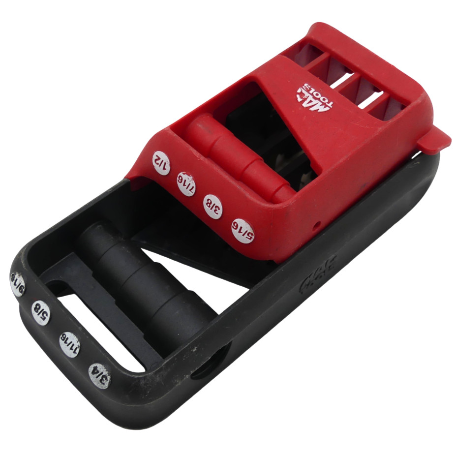 MAC Tools Precision Torque 8-PC SAE Holder Organizer Tray  Red Black Rack