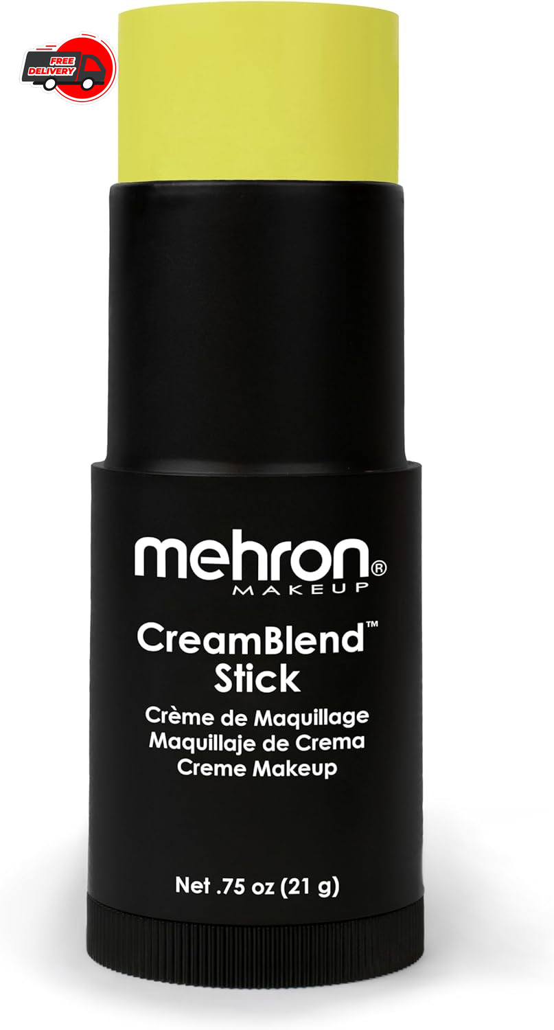 Mehron CreamBlend Stick Makeup Ogre Green Professional Body Paint 0.75 Ounce