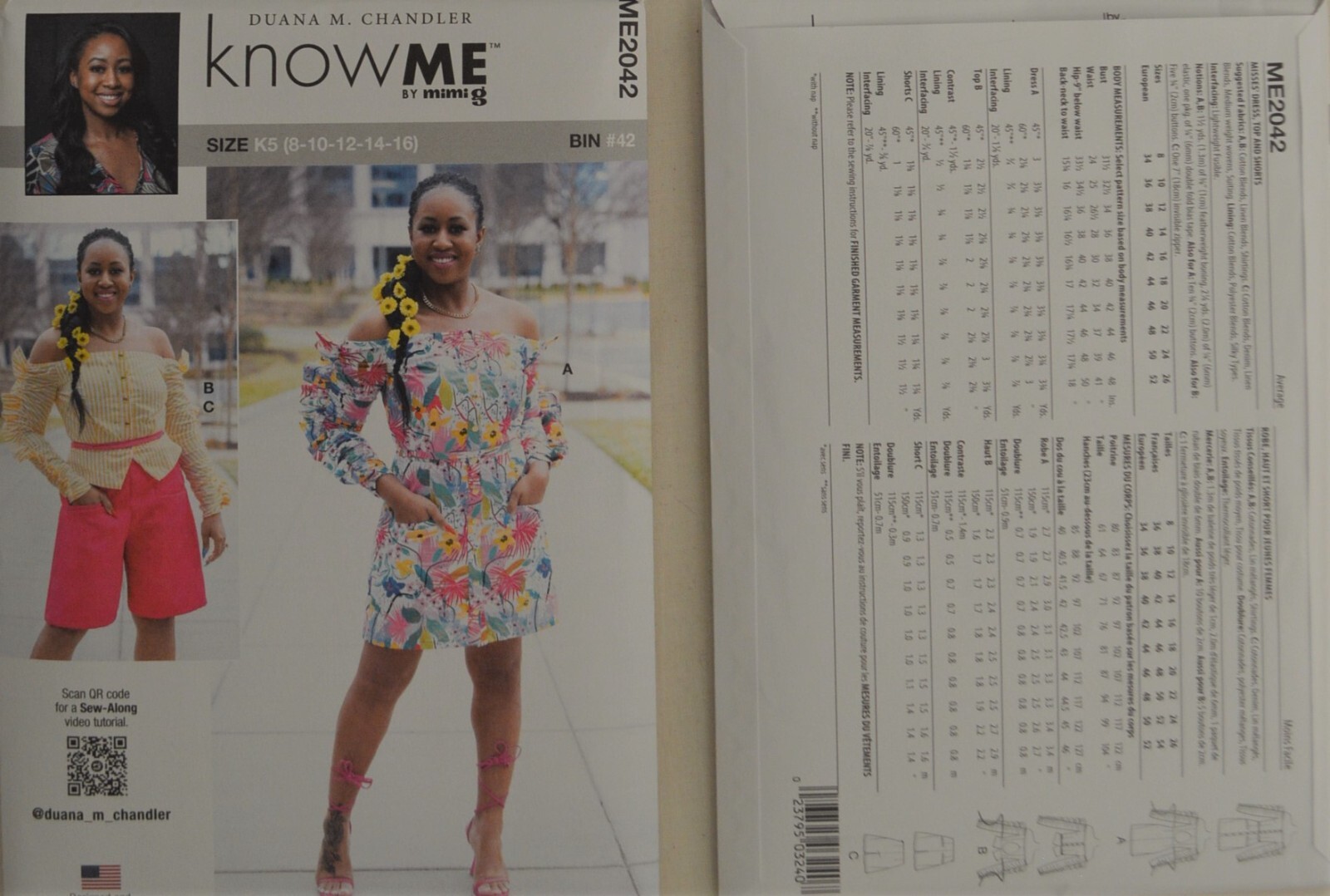 McCalls know ME 2042 - Misses' Dress, Top and Shorts by: Mimi G.