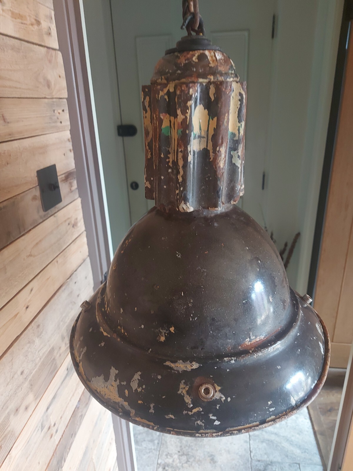 vintage industrial factory light fitting