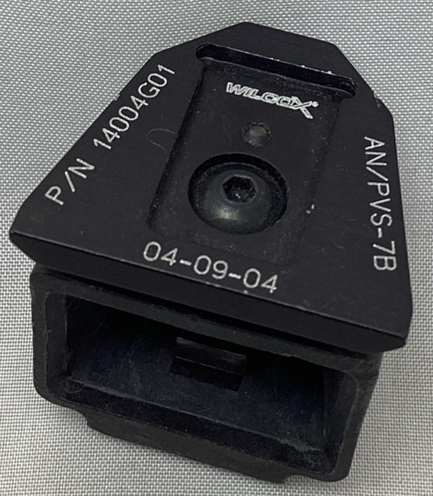 WILCOX Dovetail Mount P/N 14004G01 NVG Interface Shoe Adaptor For AN/PVS-7B/7D