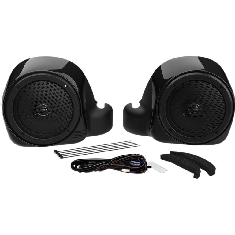 Hogtunes Gen 4 Lower Speaker Kit for Liquid-Cooled Models Motorcycle Street Bike