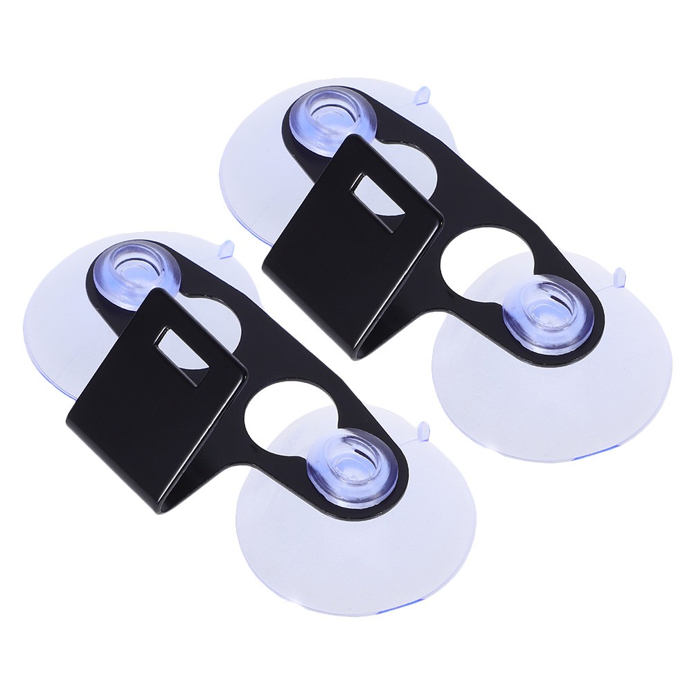 2 Pcs Plastic Car Mounting Bracket Windshield Suction