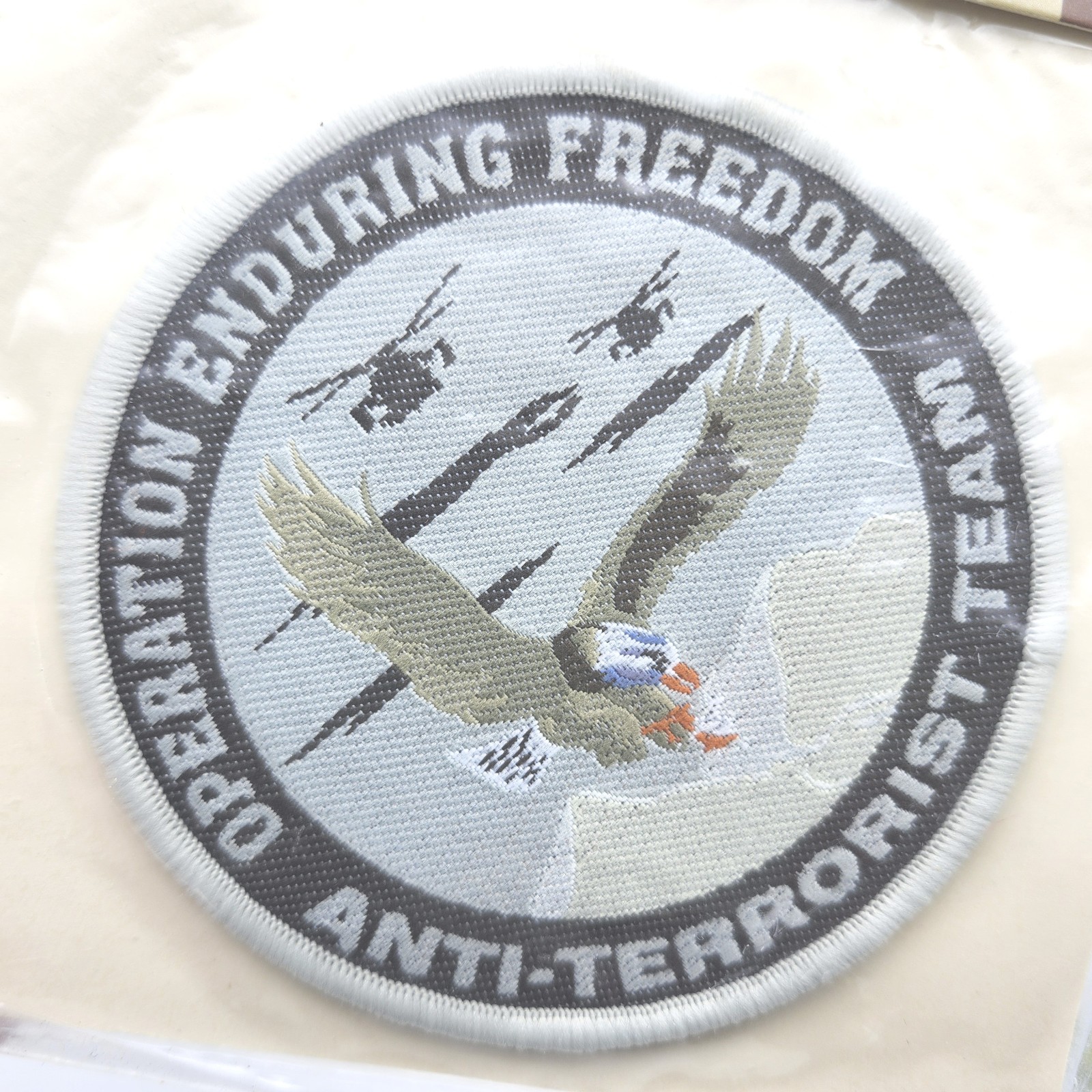 Operation Enduring Freedom Patch Anti-Terrorist Team Eagle Military OEF
