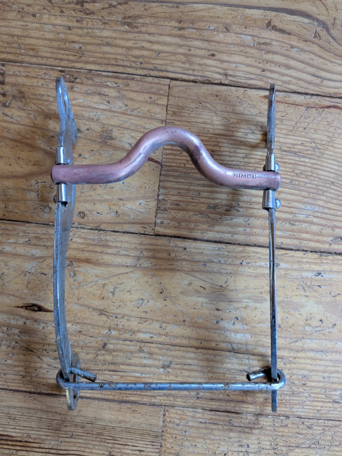 Vintage Simco Western Copper Long Shank Curb Bit