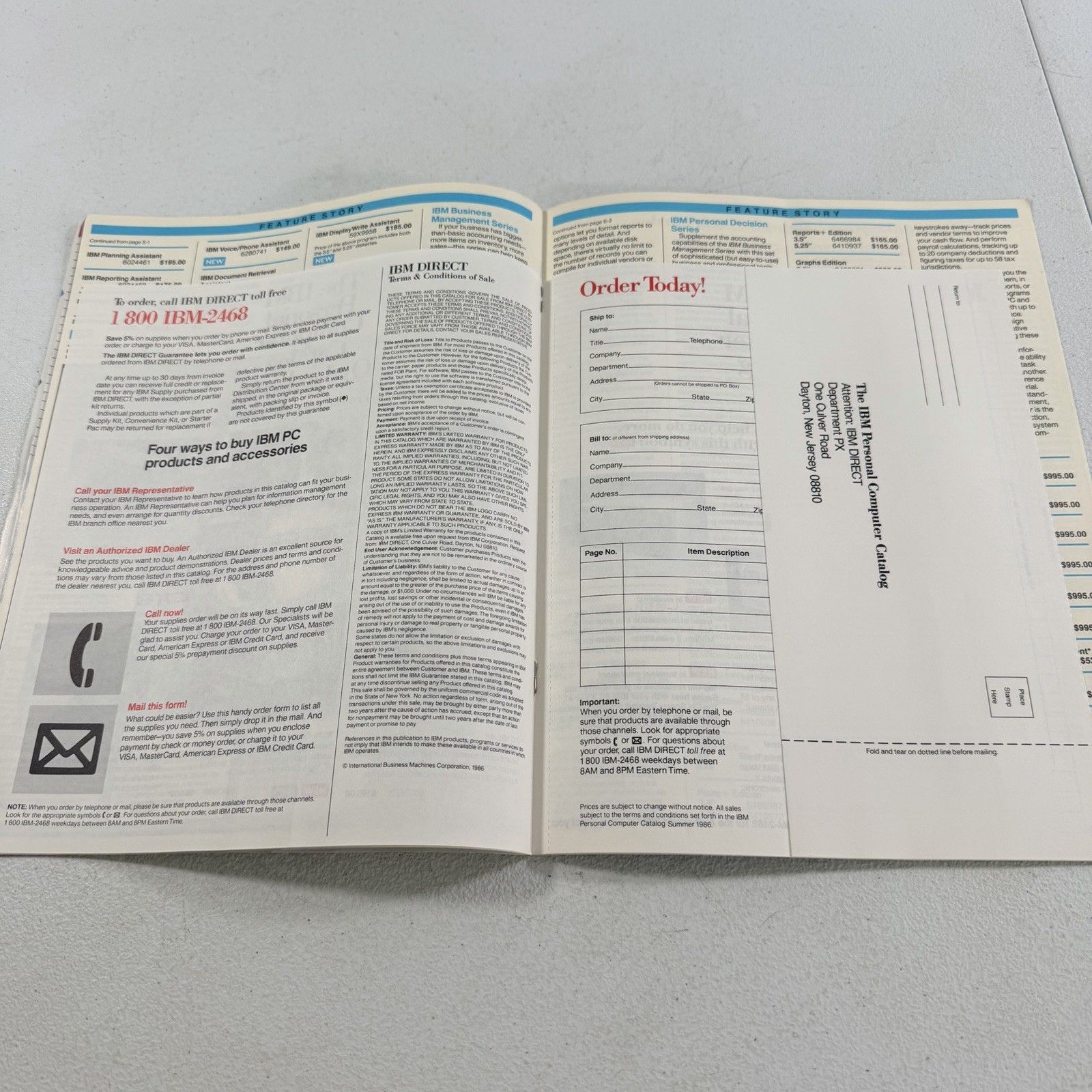The IBM Personal Computer Catalog Summer 1986 Vintage Computing