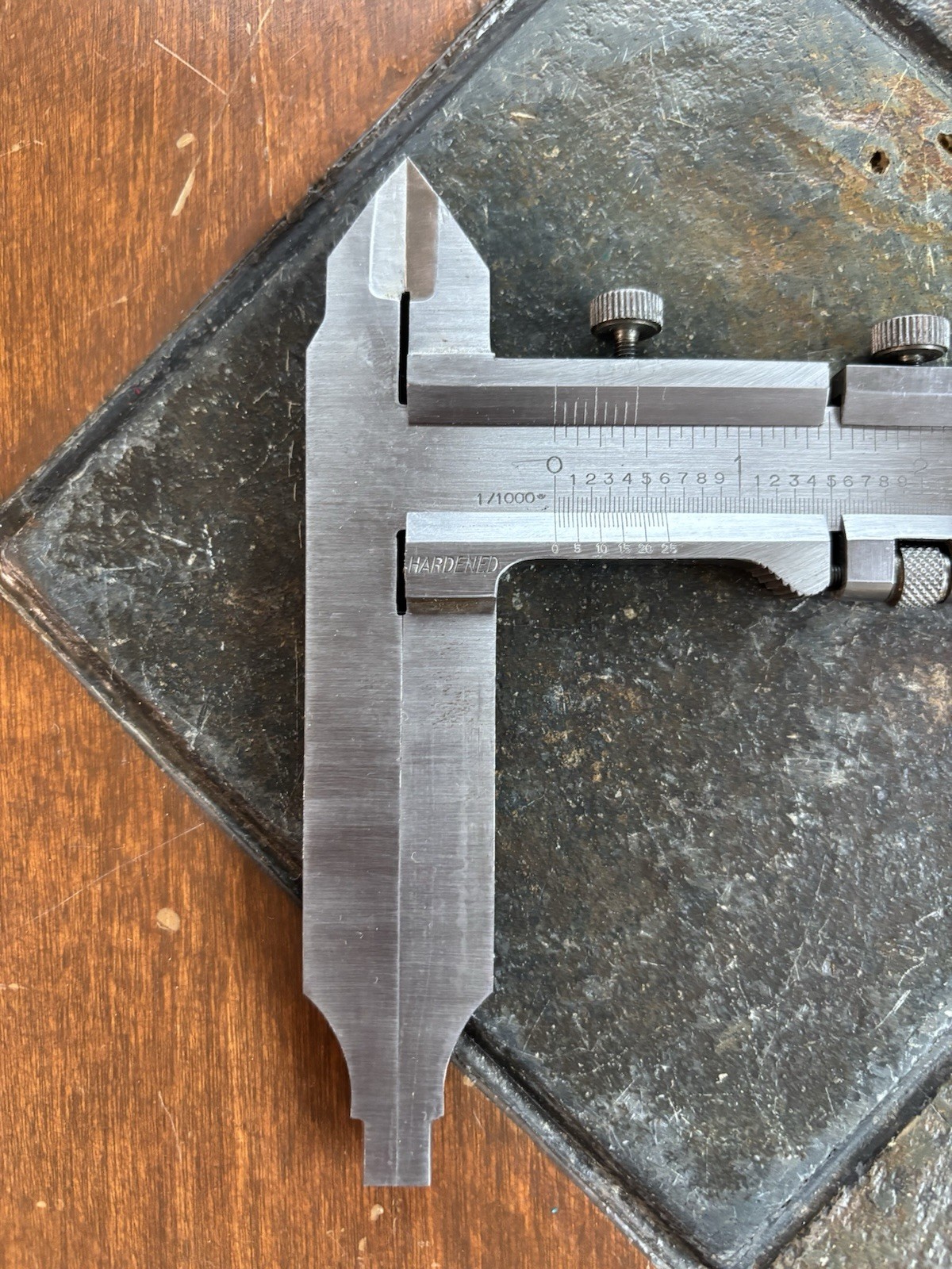 TEC 12” VERNIER CALIPER Precision Caliper with Fine Adjustment 1/1000 Germany