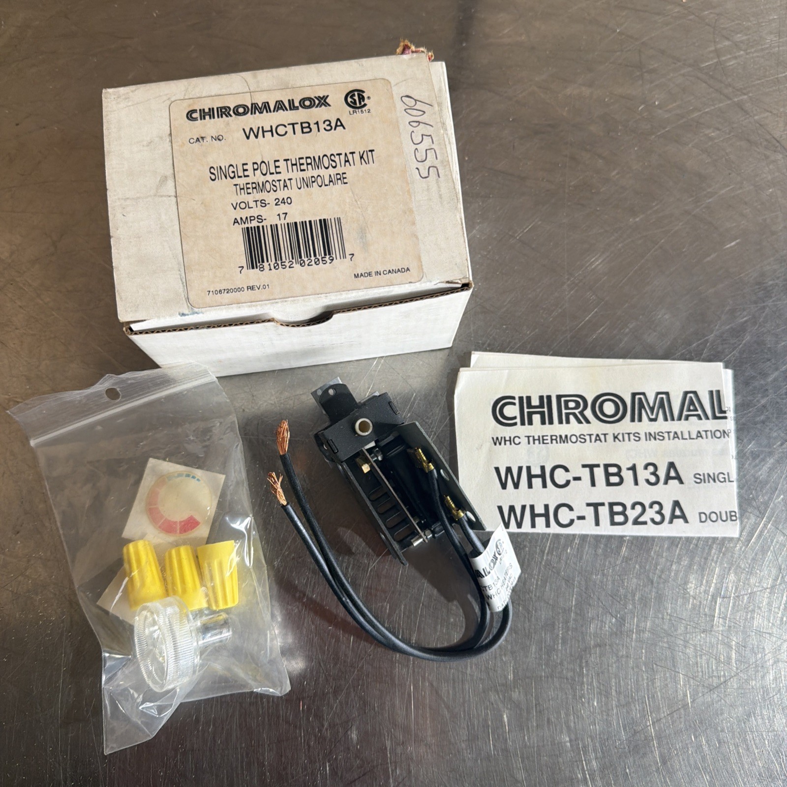 Chromalox WHCTB13A Thermostat 240v-ac Nos Surplus
