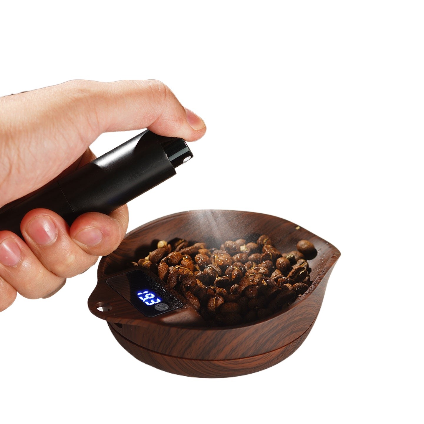 Coffee Scale Electronic Bean Measuring Scale ABS Espresso Weighing Display Tray