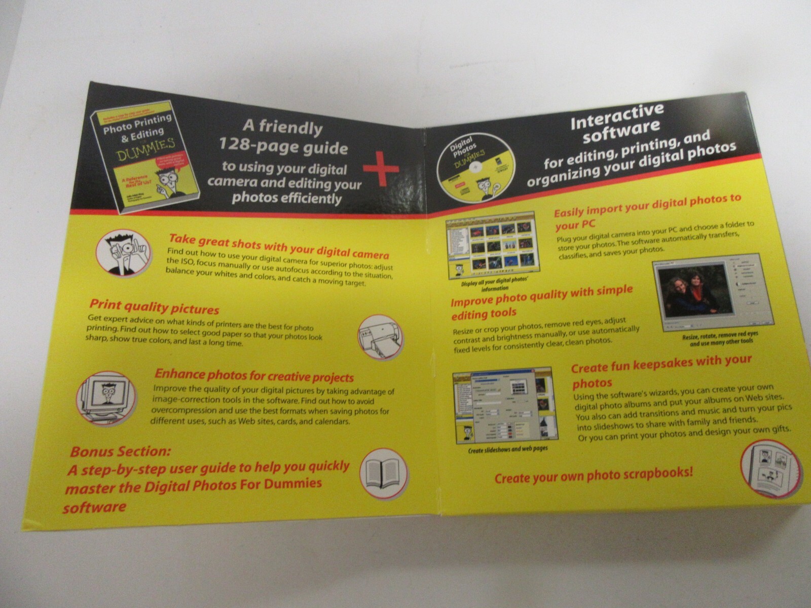Resumes & Cover Letters for Dummies CD ROM 144 page reference guide new Big Box